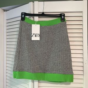 Zara ribbed skirt